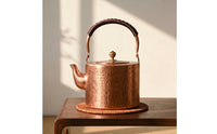 Stovetop Copper Tea Kettle Elegant Copper Kettle Versatile Boiling Vessel Classic for Kitchen