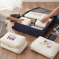 Travel Luggage Organizer Bags Set for Clothes Shoes Underwear, Waterproof Packing Cubes