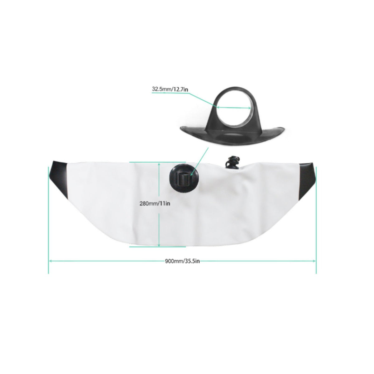 Inflatable Kayak Stabilizer floats Easy to Install Inflatable Kayak Stabilizer PVC Outrigger floats Kit for Kayaking