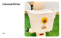 Large Capacity Electric Scooter Rear Basket Thickened PP Material Rear Mount Cargo Basket Spacious for Grocery Shopping, City Riding, Travel