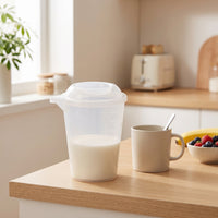 Milk Foaming Cup Manual Milk Frother Cup Microwave Coffee Specialist Steaming Jug for Coffee Lovers, Home Baristas, Office Breakroom