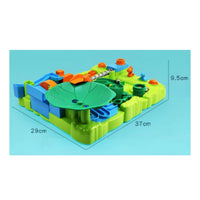 Marble Maze Game Interactive Maze Board with Marbles Child-Friendly Marble Run for Kids, Boys and Girls