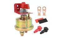 Battery Disconnect Switch Kit 24V Battery Cut-off Switch with Bracket Easy to Install High Conductivity for Marine, Truck