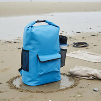 Waterproof Dry Bag Backpack Dust-Resistant Fold-over Top Waterproof Backpack Lightweight Watersports Storage Bag for Beach, Camping, Hiking