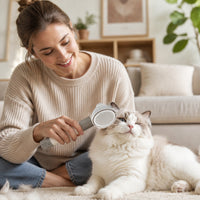 Pet Grooming Dryer Brush 2-in-1 Pet Dryer Brush Dog Grooming Blower 3-Speed Detangling for After Bath