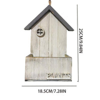 Easy to Assemble Paintable Hanging avian Shelter Family Activity DIY Wooden House Kit Great Gift concept Garden Accessory Educational and Fun for Nature Lovers, Gardeners, Backyard, Patio, Balcony, School activitys