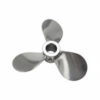 Three-Leaf Stirring Impeller Mirror Polished 3-Blades Mixing Propeller Low Vibration Machine Part for Industrial, Research Facility