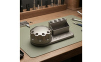 Rotating Screwdriver Rack Shiny Finish Desktop Screwdriver Stand Rectangular Foundation Tool Holder Stand