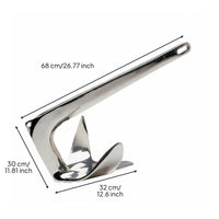 Bruce Design Anchor Rustproof Stainless Steel Boat Anchor for Yacht