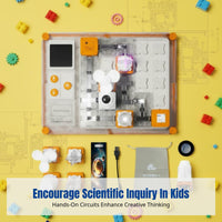 Science Circuit Maze, Science Building Blocks, Board Game, Science Gift for Kids