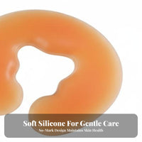 Silicone Face Down Pillow Comfortable U-Shaped Spa Pillow Easy to Clean U-Shaped Face Cradle for Estheticians, Clients, Beauty Salon, Home Use, Travel