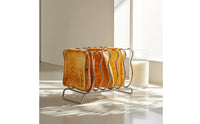 Toast Rack with Bear Frame Compact Stainless Steel Toast Holder Bread Serving Rack Cute Sandwich Bread Holder Polished