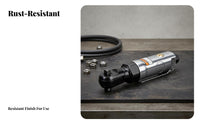 Forward & Backward Function Right Angle Pneumatic Wrench Compact 90 Degree Air Wrench Powerful for Mechanics, Automotive Repair, Engine Work