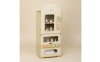 Pretend Play Vending Machine Screen Wooden Vending Machine Interactive for Kids, Toddlers, Playroom, Classroom, Preschool