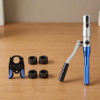 Hydraulic Pipe Crimping Tool Hand-Operated Pipe Crimping Tool Manual Hydraulic Crimping Tool for Plumbers, Installers, Workshop
