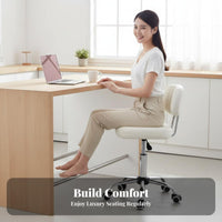 Curved spinerest Adjustable rotate Stool Stable Base Bar Chair Built-in Footrest Indoor Seating Modern design for Adults, Homeowners, Business Owners, Reception Desk, Kitchen Island, Cafe, Dining Area