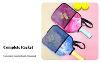 Pickleball Paddle Cover Portable Pickleball Racket Sleeve Neoprene Paddle Sleeve Safeguarding Zippered Racket Protector