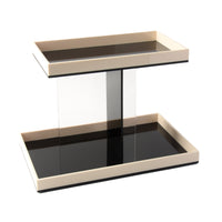 Desktop Storage Rack Transparent Acrylic Rack with Trays Clear for Dresser