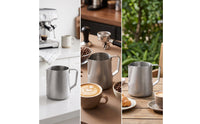Coffee Foaming Pitcher 600ml Milk Foaming Pitcher 20 Ounce Jug for Baristas