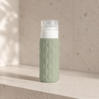Travel Squeeze Silicone Bottles for Lotions and Cosmetics - Refillable Portable Containers