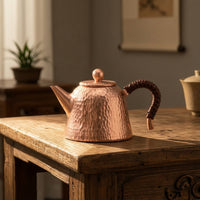 Copper Teapot Vintage Tea Pot Rustic for Collectors