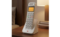 Large Buttons Digital Cordless Telephone Backlit Screen Cordless Home Phone Speaker Grille Charging Base Phone Internal Call for Older Adults, Seniors