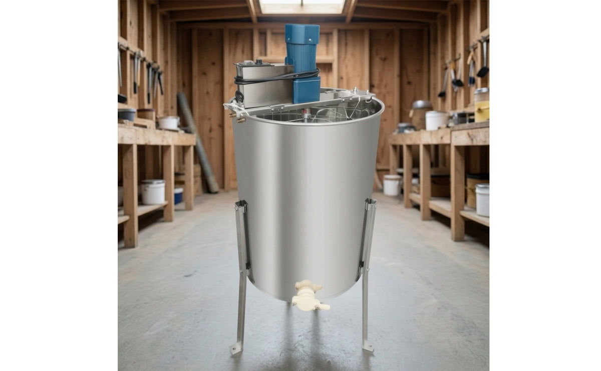 Electric Honey Extractor Efficient Four-Frame Honey Extractor Beekeeping Equipment Freestanding Time-Saving for Beekeepers