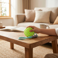Hollow Fidget Ball with Cord Portable 3D Printed Lattice Ball Pocket-Sized Stress Relief Desk Fidget Compact for Fidgeters