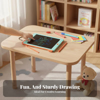 Single-Press Erase LCD Writing Tablet Reusable Kids Colorful Drawing Tablet Lock Function Electronic Drawing Pad Pressure Sensitive for Children 3+, Toddlers, Preschoolers, Indoor Play, Preschool, Travel, Classroom