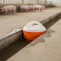 Flush-Mounted Manure Drainage Plug Heavy-Duty Drainage Plug with Handle for Farmers, Pig Farms, Septic Pits