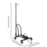 Vertical Bike Stand Space-Saving Freestanding Bike Rack Stable for Cyclists