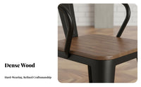 Manufacturing & Design Table and Chair Combo Retro Design Restaurant Seating Multiple Assemblys Business Furnishing for Bar, Milk &beverage Shop