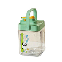 Beverage Dispenser with Spigot Panda Design Fridge Water Container Wide Handle