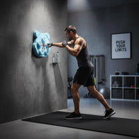 Smart Music Boxing Machine Interactive Training Music Boxing Machine Voice Prompts Wall Mounted Punching Pad for Kids, Adults