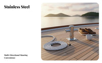Single Cross Bollard Polished Cross Bollard Heavy-Duty Boat Deck Fitting for Boats