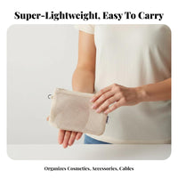 Multi-Functional Mesh Zipper Pouch Lightweight Mini Portable Storage Bag Washable for Women, Students, Daily Use, Handbag Organization, Home