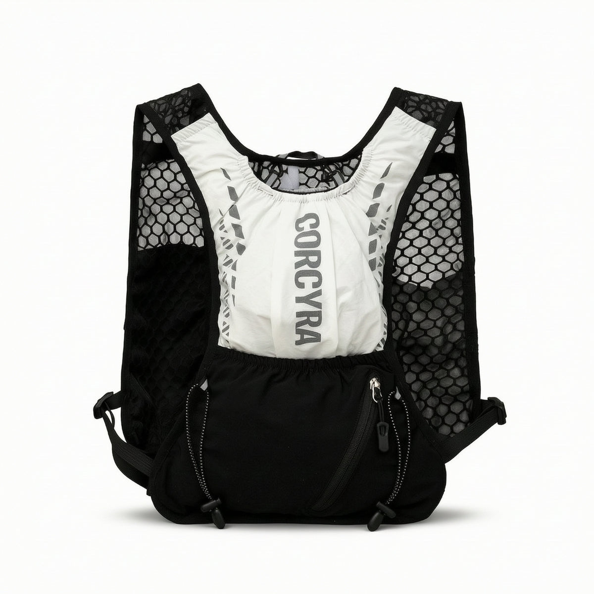 Hydration Vest with Water Tube Outlet Breathable Running Backpack Vest Hydration Backpack Lightweight Bag Adjustable for Runners