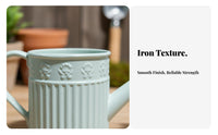 Miniature Watering Can Retro Design Dollhouse Watering Pot Distressed Finish Dollhouse Garden Tool for Hobbyists, Fairy Gardens, Dioramas