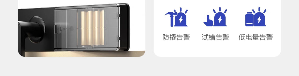 海尔智家Leader统帅智能门锁家用入户门指纹密码锁公寓电子锁E200
