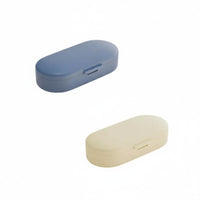 Mini Size 4-Compartment Pocket Pillbox Magnetic Closure Organizer small-sized medication container Sealed Design for journeyers, Office Workers, journey, on the move, regular Use, Handbag