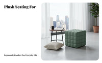 Multi-Purpose Backless paddinged Bench Modern Design 3-Seat Upholstered Bench Comfortable padding Public Seating Minimalist design for Visitors, Business Owners, Waiting Room, Reception Area, Lobby, Entryway