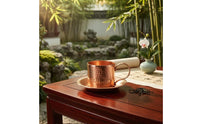 Artisanal Textured Copper Piece Polished Finish Hammered Copper Piece Hammered Metal Bowl