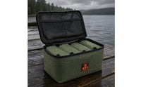And Reel Bag Heavy Duty Fishing Tackle Case Fishing Tackle Organizer Zippered Outdoor Gear Waterproof for Travel