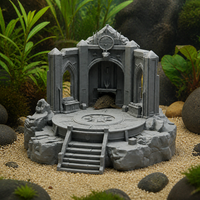 3D Printed Ancient Ruins Temple Aquarium Ornament