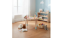 Fine Movement Skills Wooden Multi-Activity Toy Table Hand-Eye Coordination Wooden Child-Led Activity Table Cognitive Development Children's Plaything Sturdy for Toddlers, Babies, Playroom, Nursery, Daycare