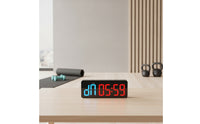 Large Display LED Interval Timer Wall-Mounted Digital Gym Clock Countdown Interval Timer with Stand Bright for Athletes, Coaches, High-Intensity Functional Training Training, Boxing
