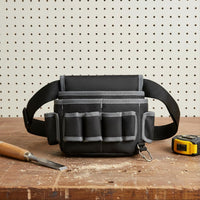 Wear-Resistant Multi-Pocket Waist Tool Bag Quick-Release Buckle Multi-Pocket Waist Pouch Lightweight & Compact Work Gear Waterproof for Electricians, Handymen, Technicians