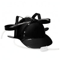Adjustable Fit Beer Helmet Lightweight Drinking Hat Switchable Valve Beer Hat Molded Plastic for Events