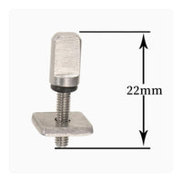 Seawater Surfboard Fin Screw Rust Proof Stainless Steel Fin Fastener Hand Tighten Heavy Duty for Longboarders