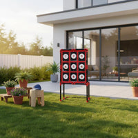 9 Pocket Pitcher Training Equipment Portable 9 Hole Pitching Net Foldable Baseball Pitching Target for Backyard